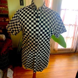 Checkered Button down
